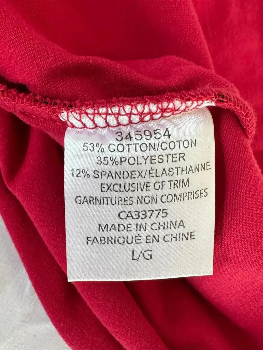 Roots women's Red Active Half-Zip Pullover Sweater- Large - Picture 9 of 9